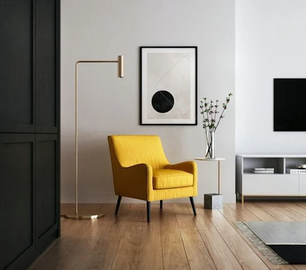 Sillón limpio después del lavado profesional