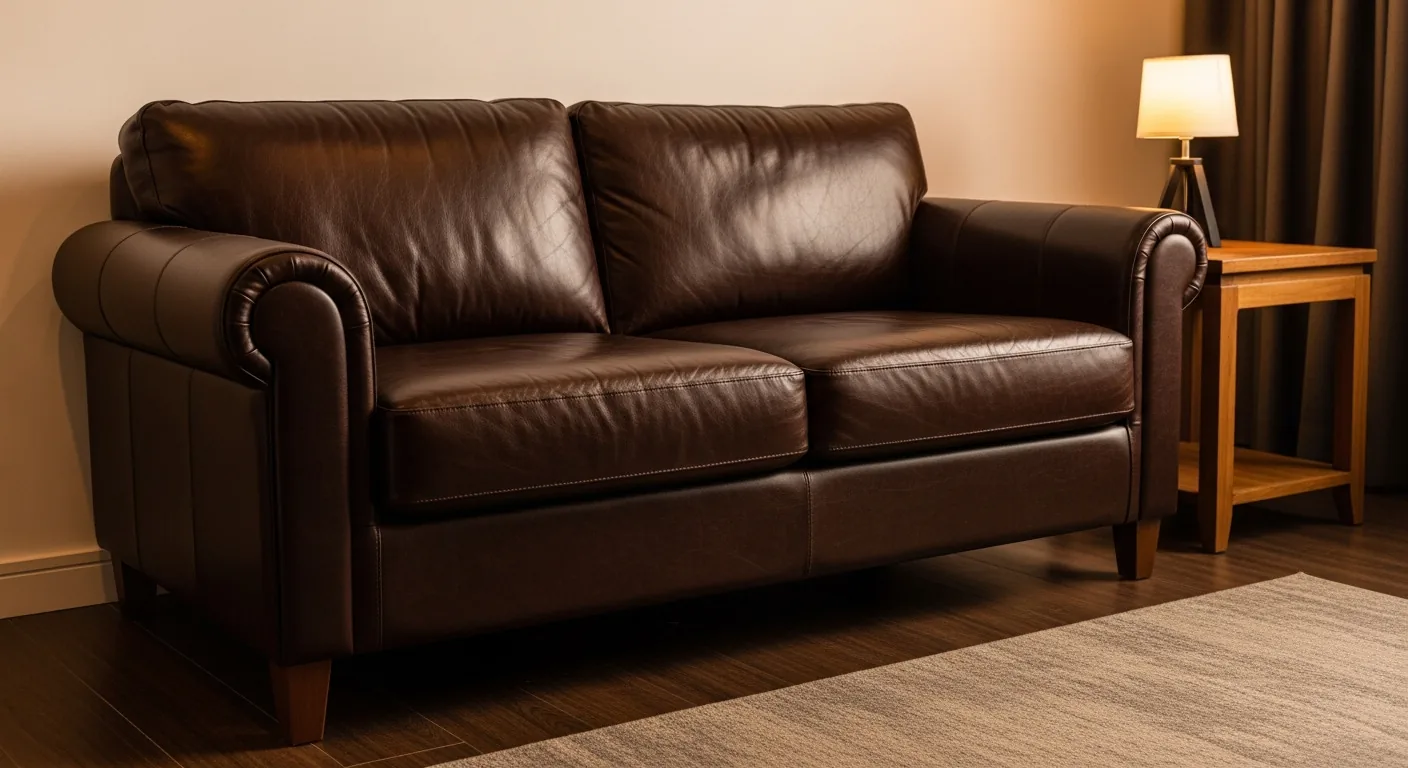 Limpieza de Muebles de Cuero en Ate - Después